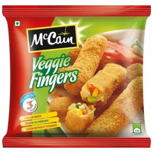 McCain Veggie Fingers - Veggie Delight With Corn, Carrot & Peas, 400 g