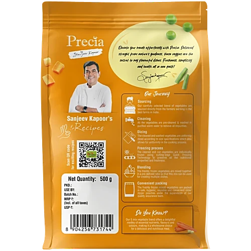 Precia 5 Mix Vegetable, 500 g Pouch - Image 2