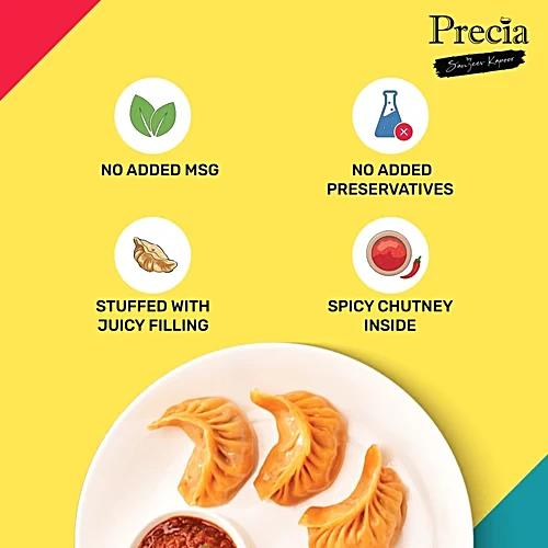 Precia Mixed Vegetable Momos, 10 pcs Pouch - Image 5