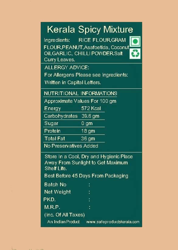 Kerala Spicy Mixture Coconut Oil Namkeen - Image 2
