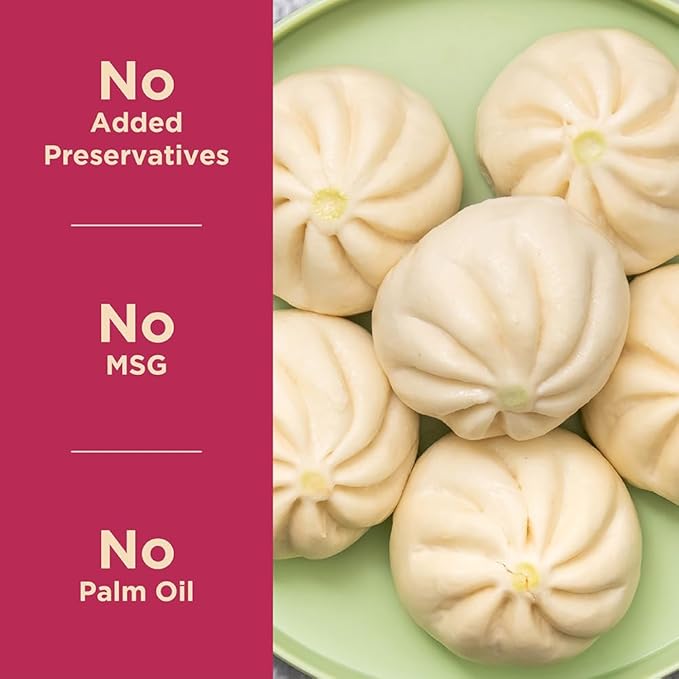 Prasuma Bao Buns - Spicy Veg, Stuffed Bread, No Preservative, Frozen, 300 g (6 pcs) - Image 2