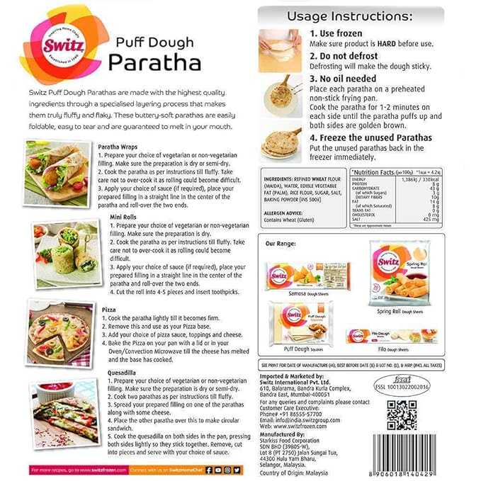 Switz Paratha Puff, 2x5 pcs Multipack - Image 4