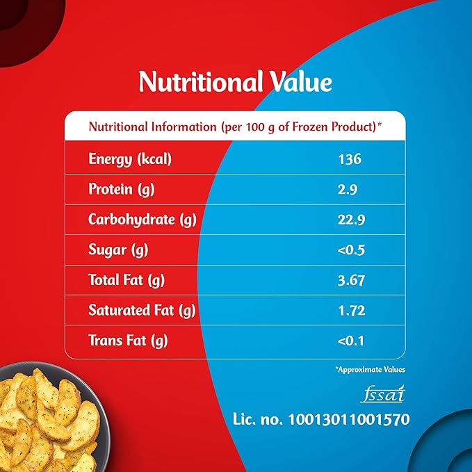 McCain Crispy Herb Coated Potatoes - Super Wedges, 400 g Pouch - Image 3