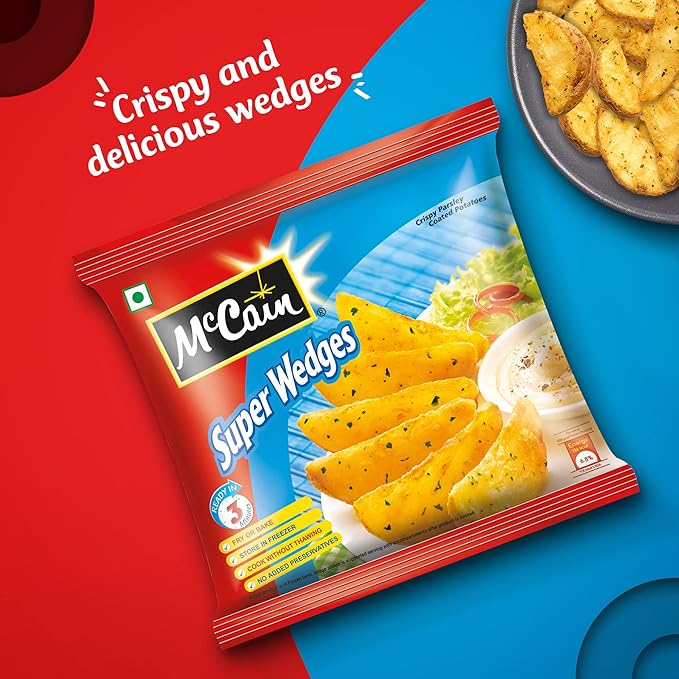 McCain Crispy Herb Coated Potatoes - Super Wedges, 400 g Pouch - Image 4